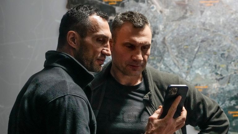 Vitali Klitschko is the mayor of Kyiv during this war (Associated Press)