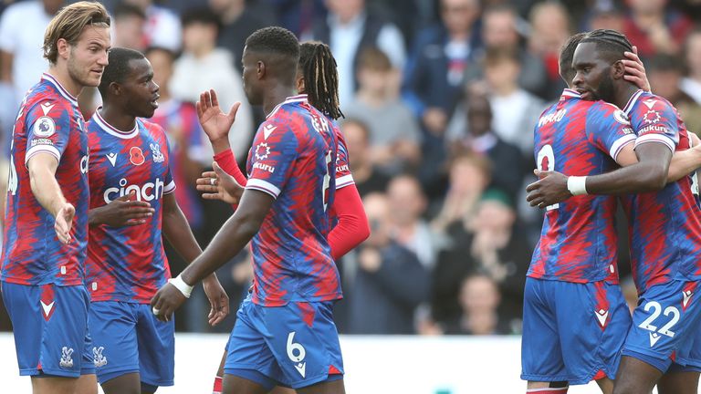 Odsonne Edouard (right) celebrates his goal with teammates