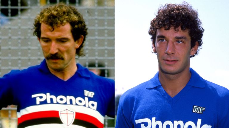 Graeme Souness and Gianluca Vialli