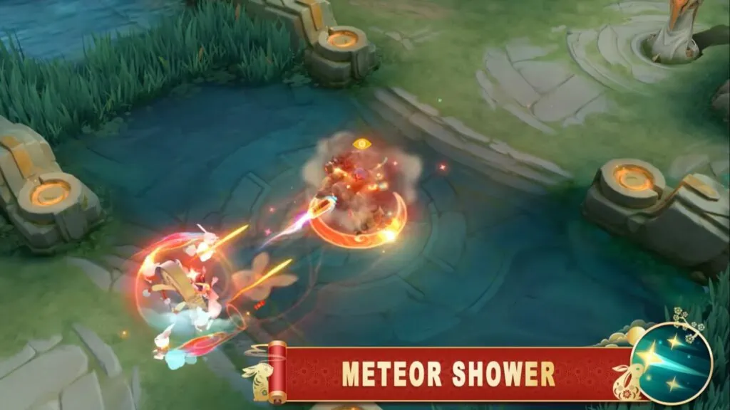 Mobile Legends: Bang Bang New Moon Chang'e's ultimate, Meteor Shower