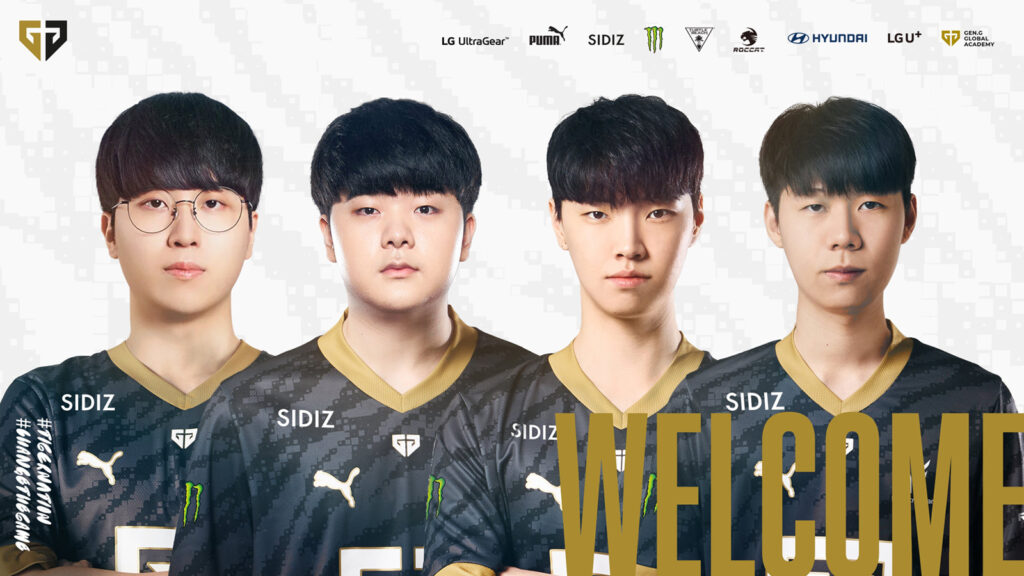 Gen.G LCK 2024 player roster