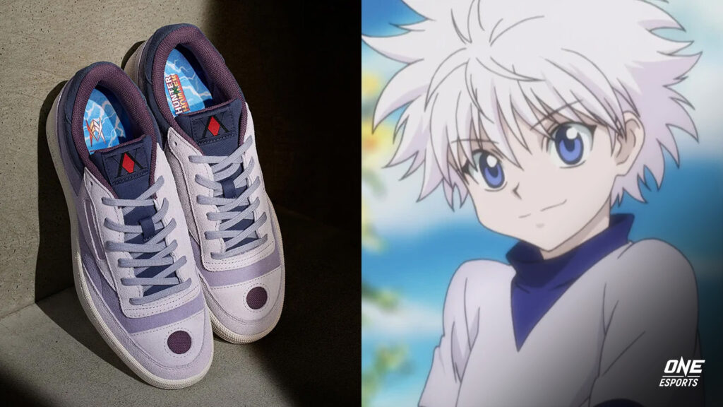 Reebok Hunter x Hunter collaboration featuring sneakers inspired by Killua Zoldyck