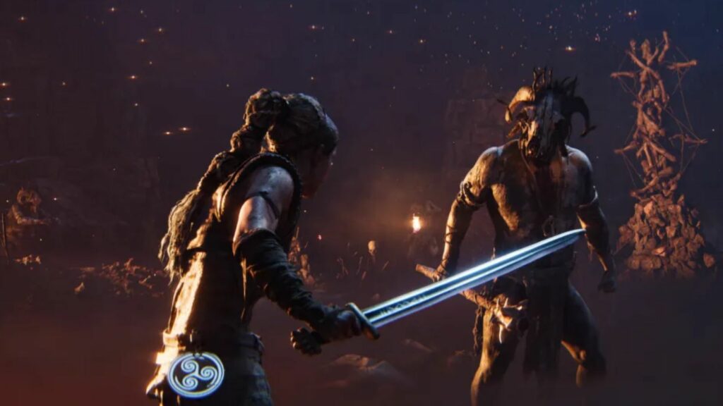 Senua's Legacy: Hellblade 2 in-game combat screenshot