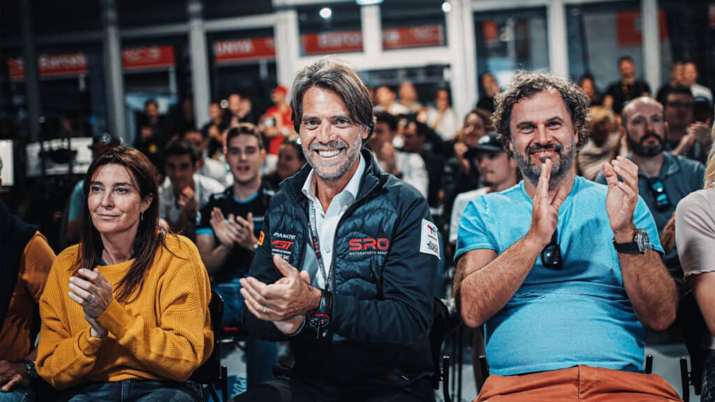 SRO President Stéphane Ratel and Fanatec CEO Thomas Jackermeier - Fanatec Esports GT Pro Series Barcelona 2022