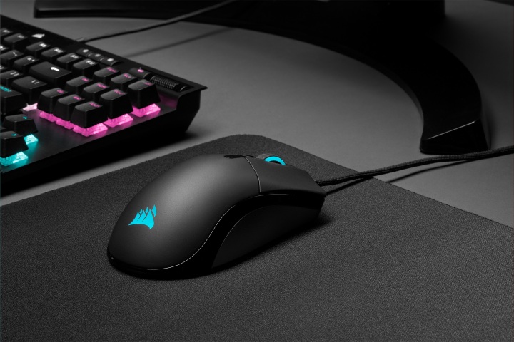 The Corsair Sabre RGB Pro esports gaming mouse.