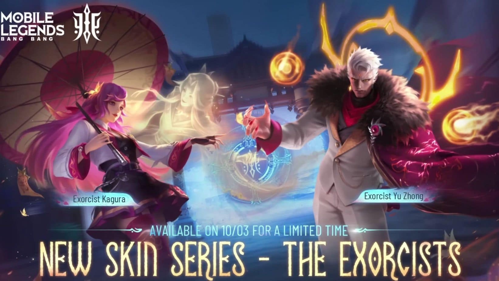 MLBB's Exorcists skin line combines Cyberpunk and paranormal
