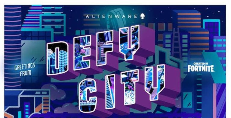 Atlas Creative is bringing Alienware's Defy City to Fortnite