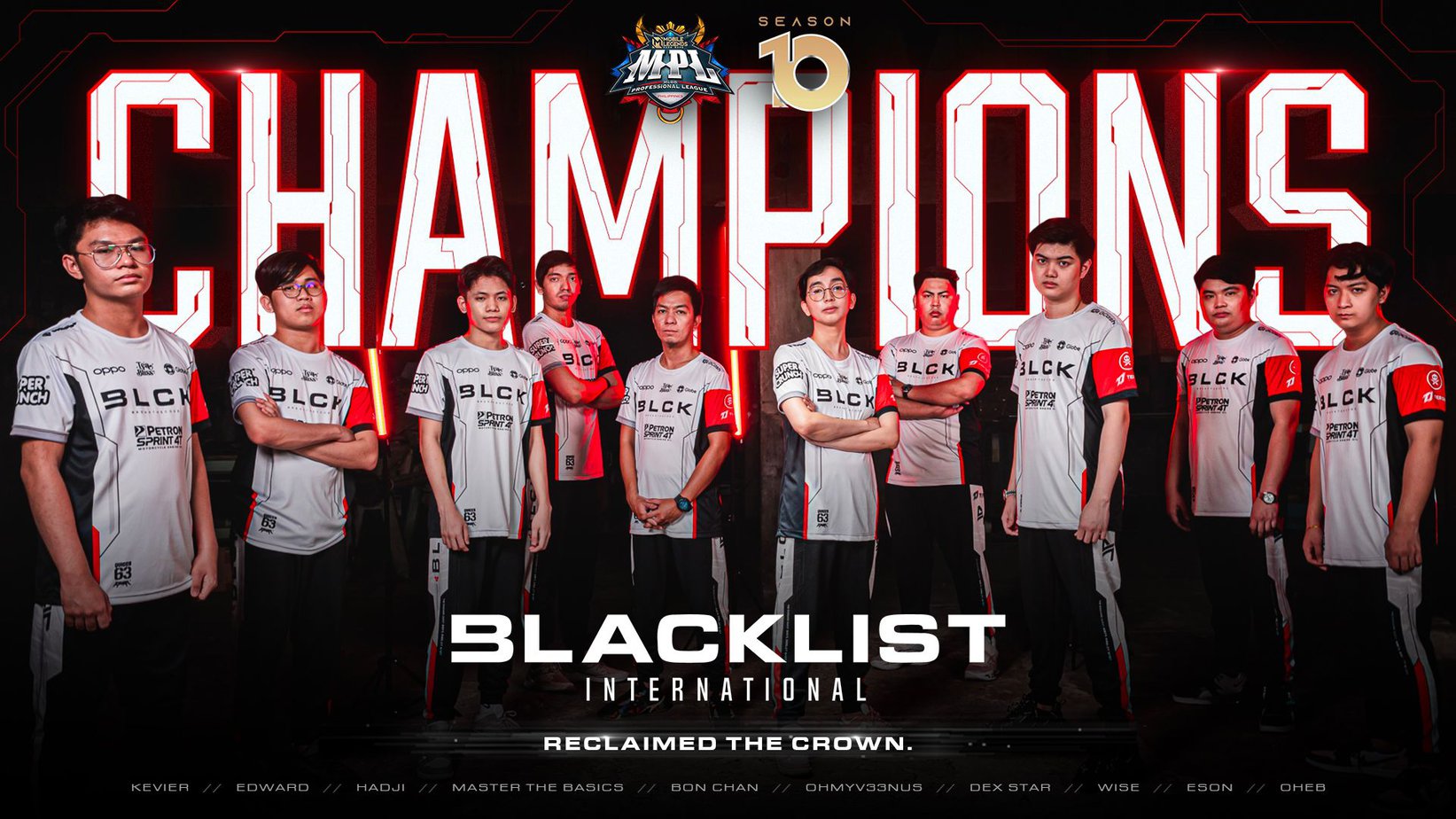 Blacklist International reclaim crown at MPL PH Season 10