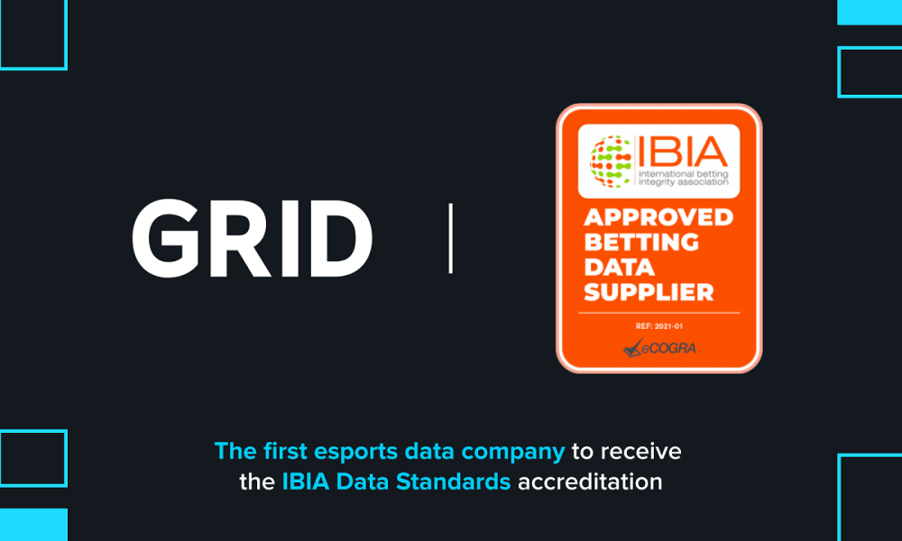 GRID is the first esports data company to receive the IBIA Data Standards accreditation