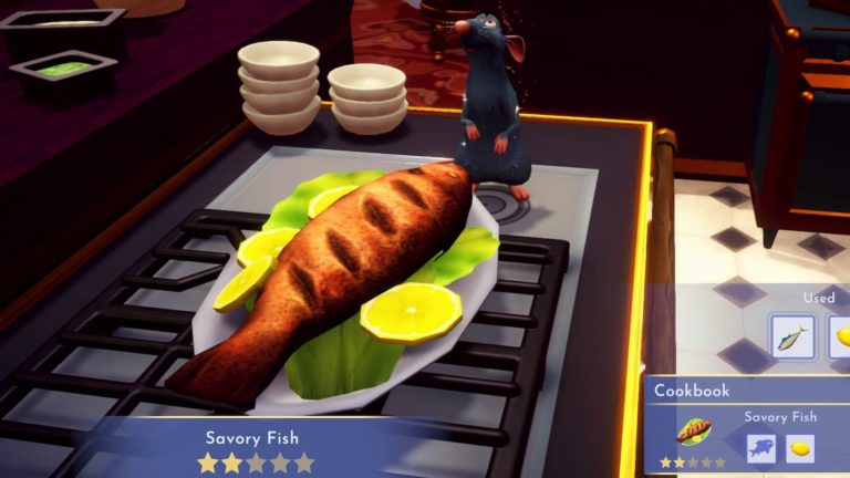 How to cook Savory Fish in Disney Dreamlight Valley