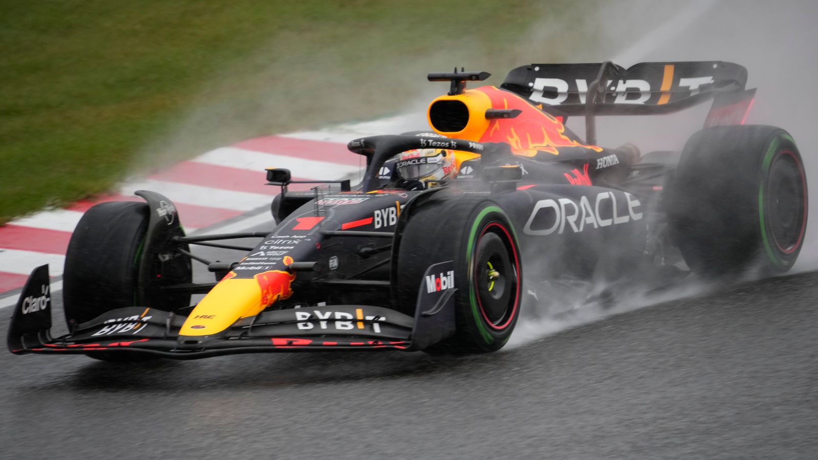 Japanese GP: Max Verstappen crowned world champion after winning rain-shortened Suzuka race
