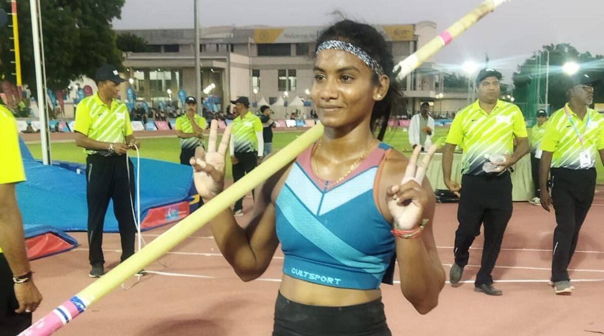 Rosy Meena Paulraj rewrites women’s pole vault national record, again