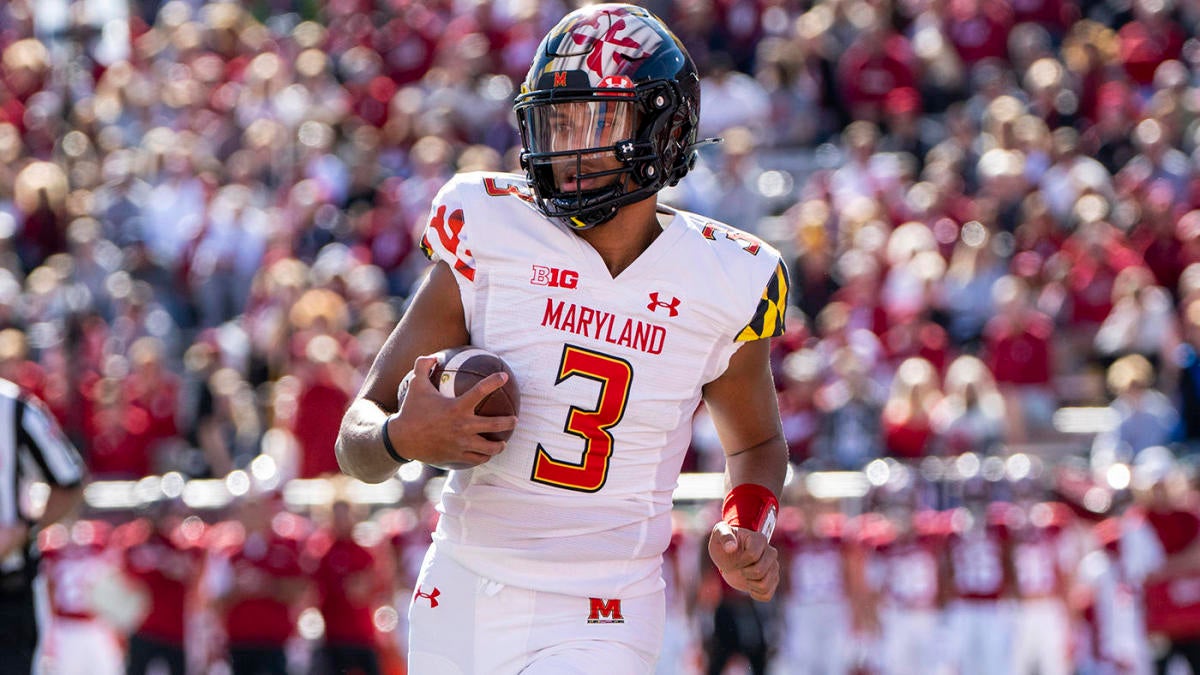 Taulia Tagovailoa injury: Maryland star QB carted off field vs. Indiana after injuring leg in second half