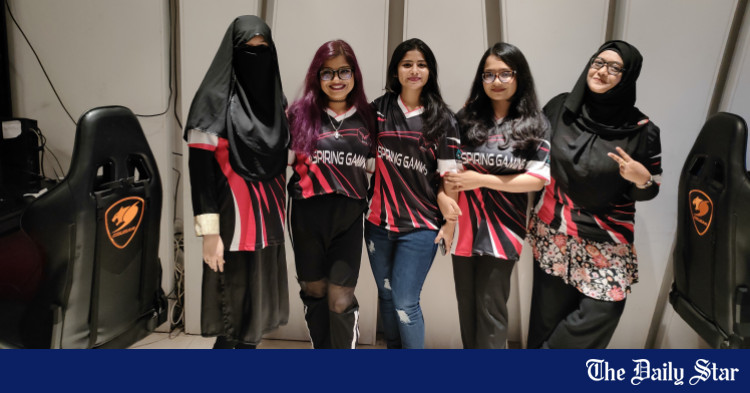 The first-ever all-female international esports team from Bangladesh
