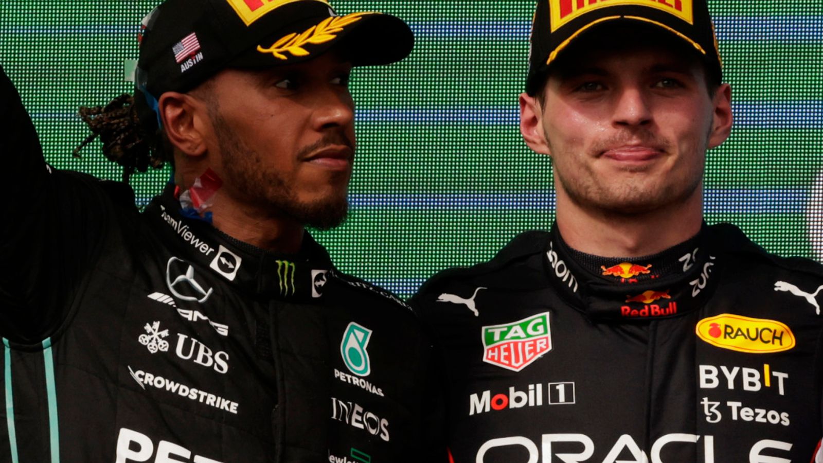 United States GP: Max Verstappen denies Lewis Hamilton first 2022 win with late overtake as Red Bull clinch constructors' title