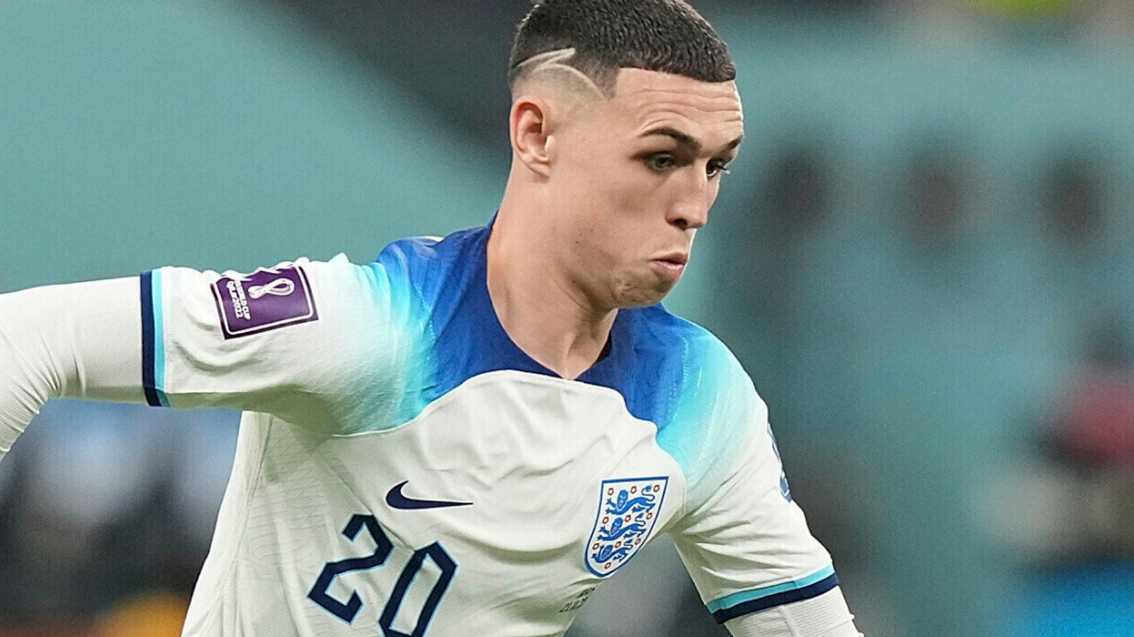 Foden played in England's first game, coming off the bench