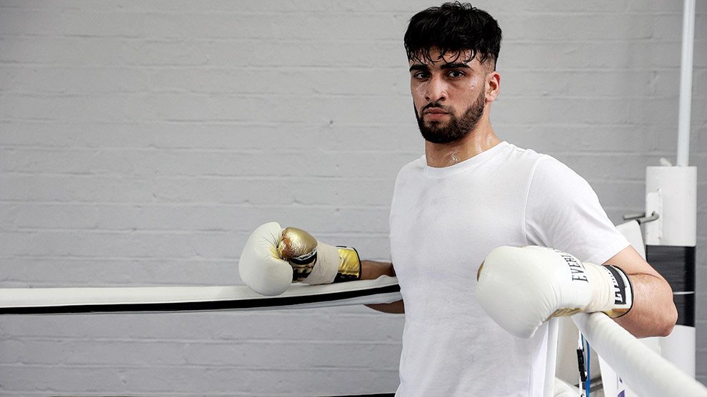 Addicted: When it comes to boxing, Adam Azim is all in