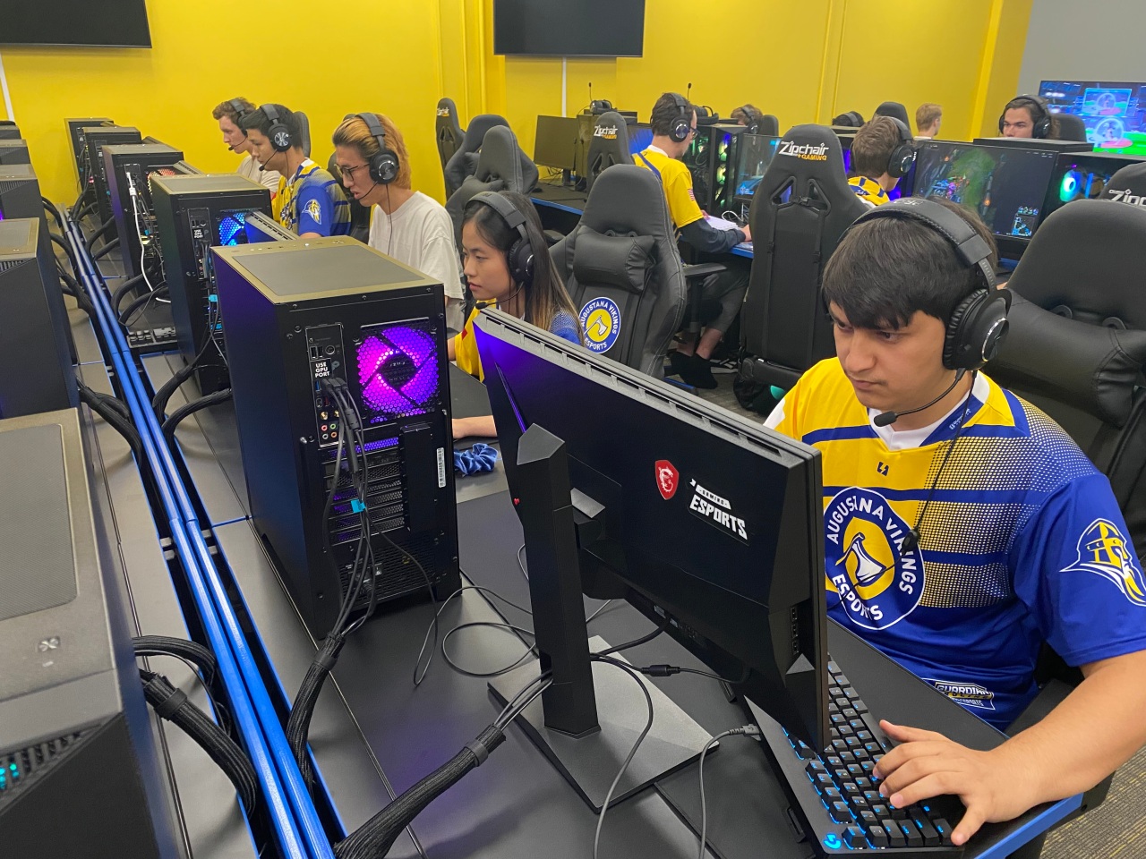 Augie esports steps up the game with biometrics