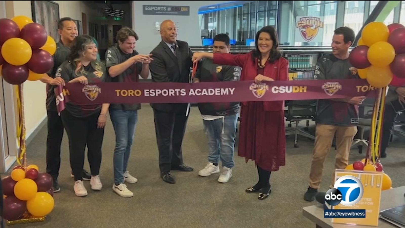 Cal State Dominguez Hills celebrates grand opening of new Toro Esports Academy