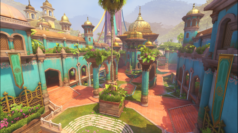 The Flashpoint map Suravasa in Overwatch 2.