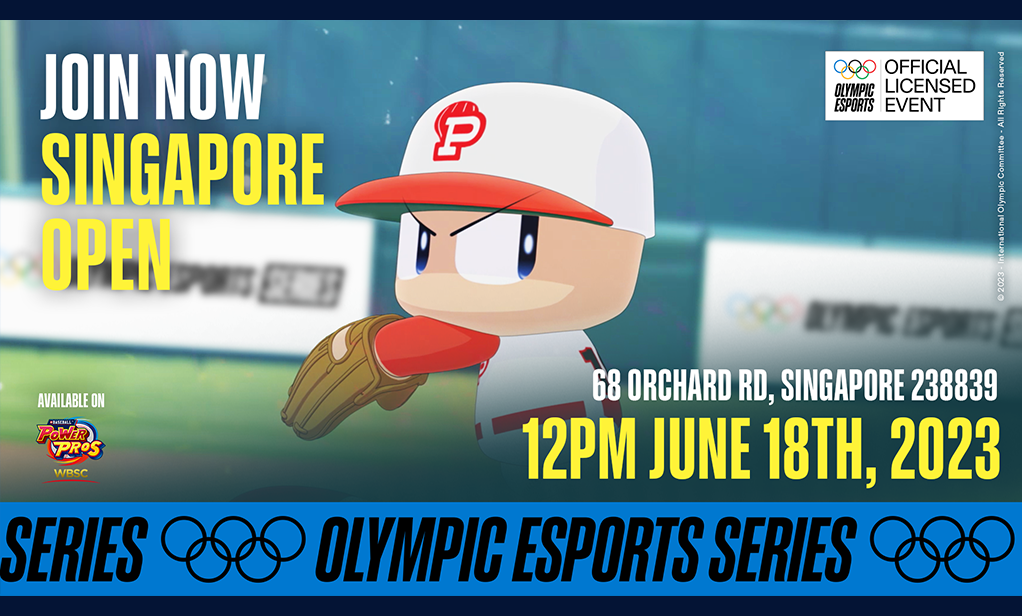 Join the eBASEBALL™ Singapore Open and Win a Chance to Compete in the Olympic Esports Series!