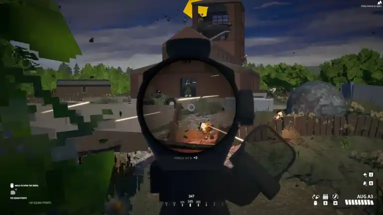 Aim Down Sights view in Battlebit Remastered