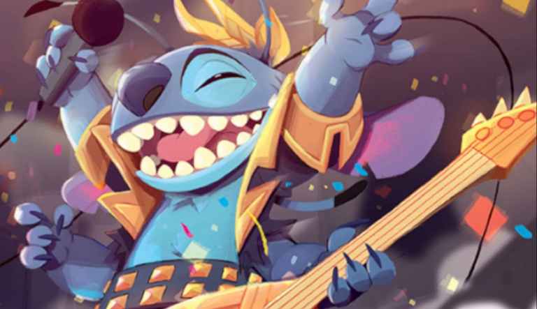 Image of Stitch from Disney Lorcana TCG game