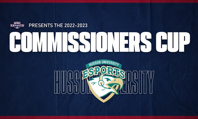 HUSSON UNIVERSITY AWARDED THE ECAC ESPORTS COMMISSIONERS CUP FOR 2022-23