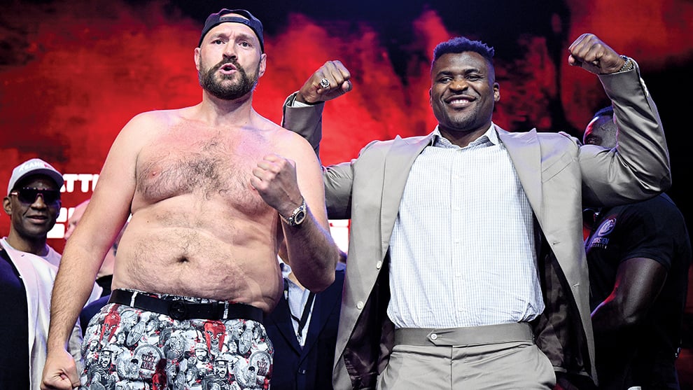 Easy Money: "Is it bollocks a 50:50 fight," says Tyson Fury when asked about Francis Ngannou exhibition
