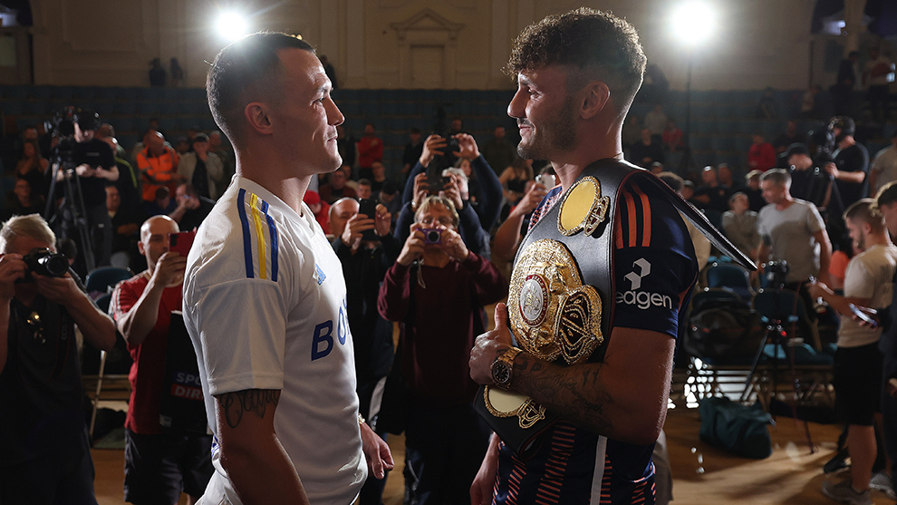 Leigh Wood and Josh Warrington debate punch power ahead of Saturday's fight