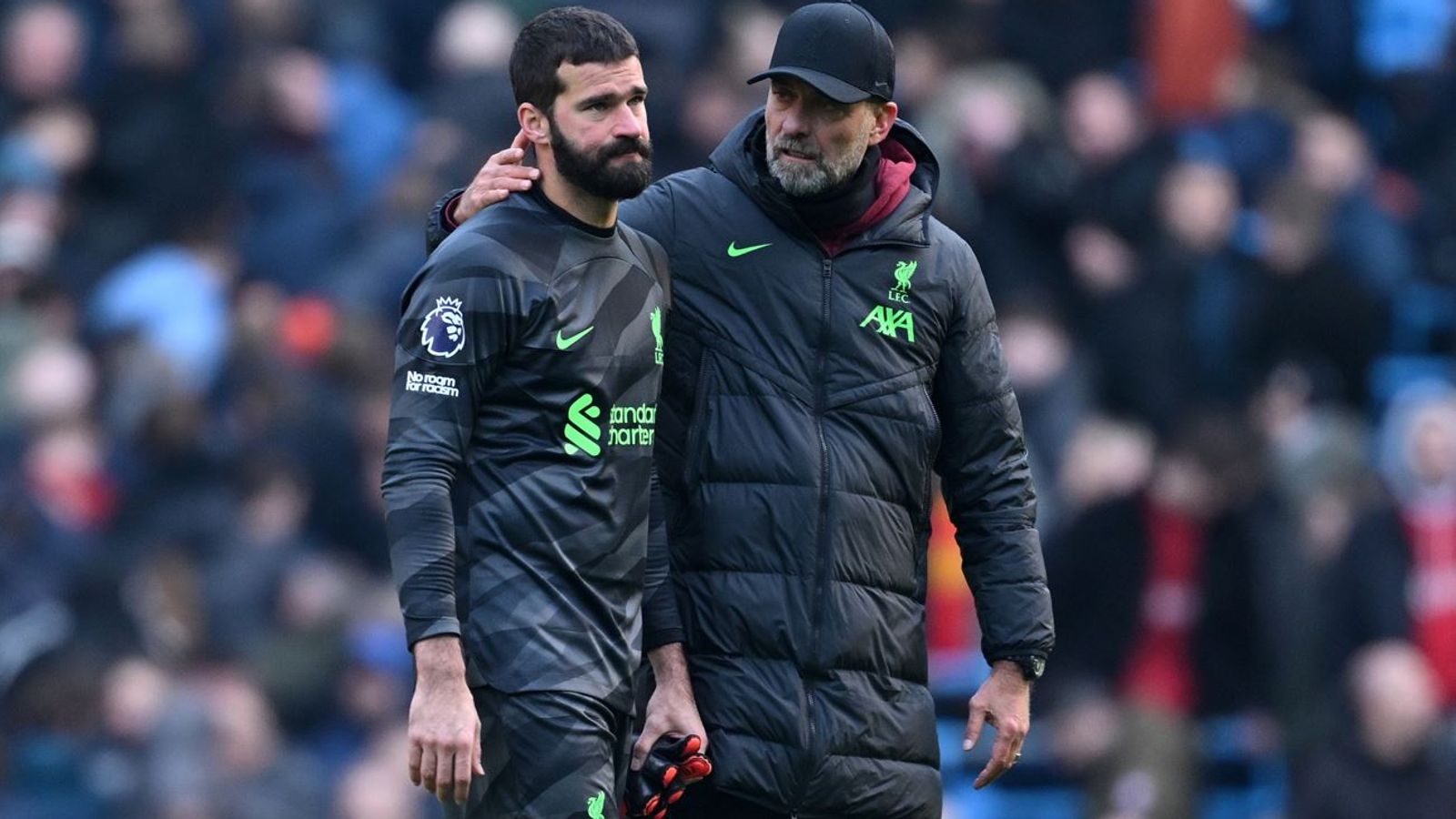Jurgen Klopp: Liverpool boss says Alisson out for fortnight but Diogo Jota 'will take a little longer' to recover from injury | Football News