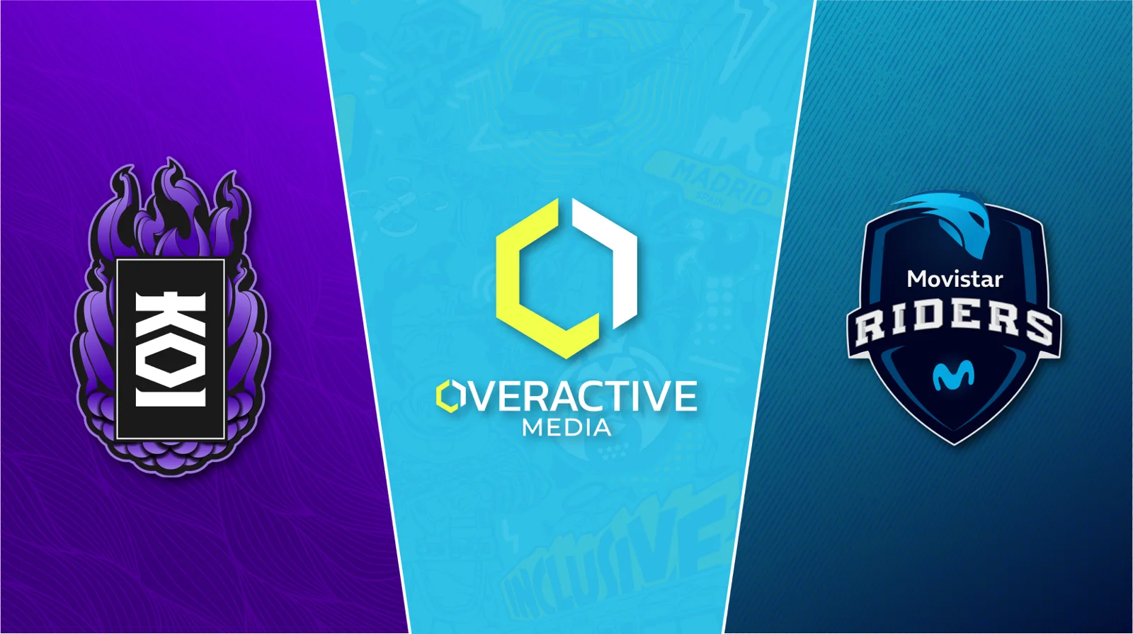 OverActive Media is looking to acquire both KOI Esports and Movistar Riders