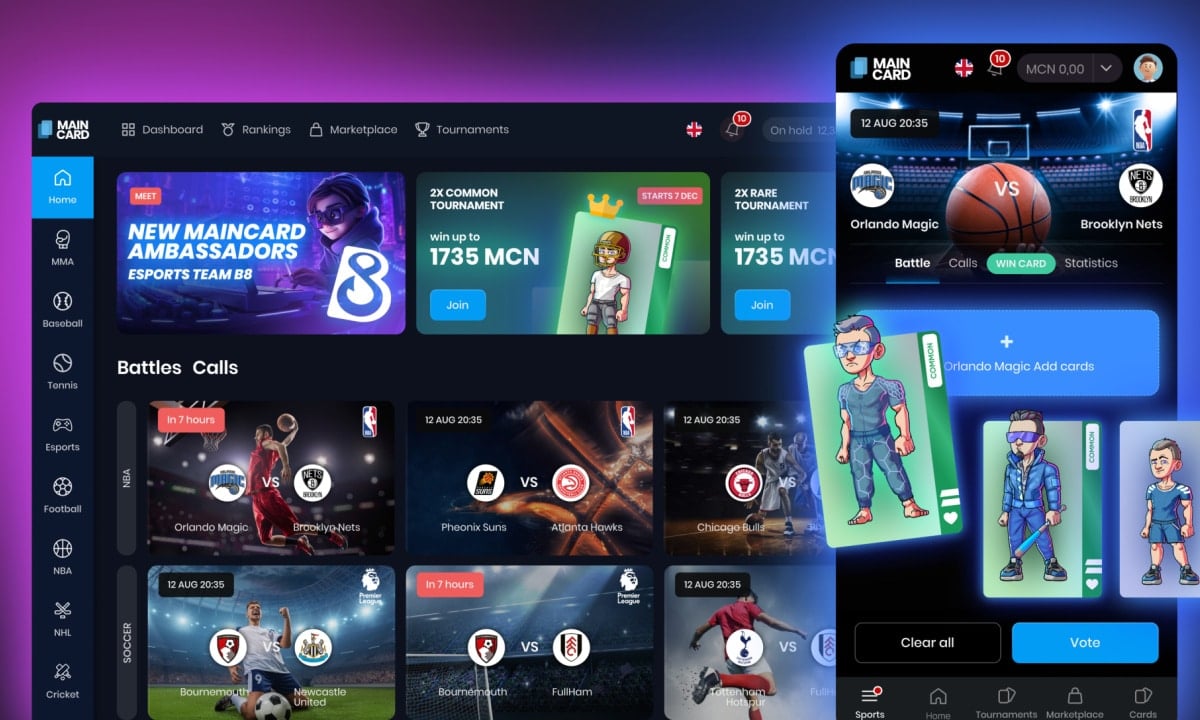 Web3 sports fantasy manager Maincard.io is breaks into eSports with big-name partnerships