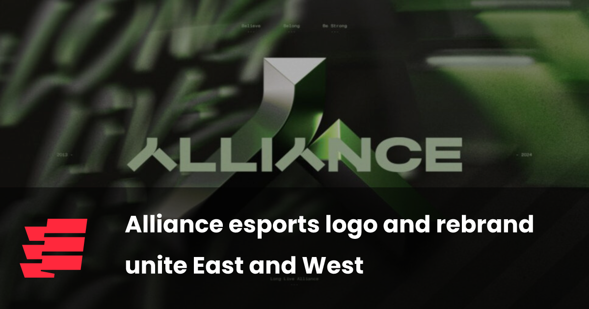 Alliance esports logo and rebrand unite East and West